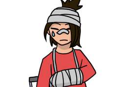 67. 중상을 입었을 때