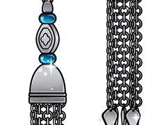 중앙아시아풍 장식 사슬 1