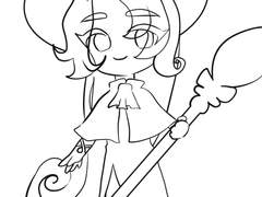 쿠키런 킹덤 라떼맛 쿠키 낙서