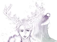 [뷔진수인합작] 호랑이 사슴 / 독수리 아기 염소 - 습작