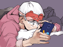 백민 캐해석표 채우려고 그린 그림(트레틀)