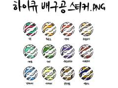 하이큐 학교별 배구공 몰O