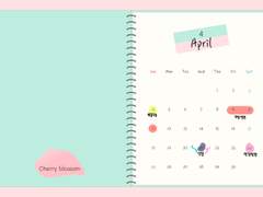 2021년 4월 다이어리 줄선ver. -2