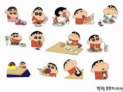 먹방 짱9 굿노트 스티커