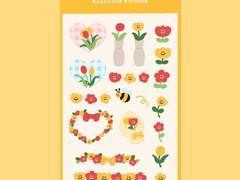 [ goodnote sticker ] FOREVER TULIP