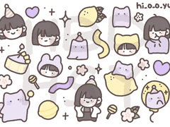 한수영 생일스티커 무료배포