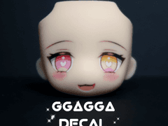 하트눈 자캐 넨도로이드 데칼 샘플