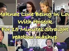 [BTS] Maknae Line Being In Love With Hoseok For 15 Minutes Straight｜reaction mashup