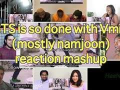 [BTS] BTS is so done with Vmin (mostly namjoon)｜reaction mashup