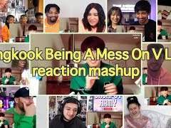 [BTS] Jungkook Being A Mess On V Live｜reaction mashup