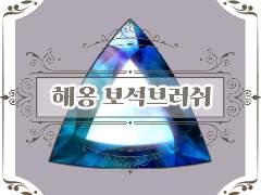 해옹 삼각/세모 보석브러쉬(클튜전용)