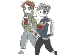 둘이 심야 영화 보러갔ㄷㅐ요~~