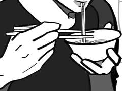 면 먹는 아야노 고