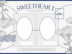 우표 템플릿 배포