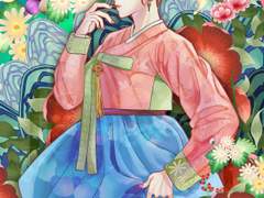 [젤리툰] 전통 문양 브러쉬를 사용한 일러스트