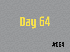 [DTB] #064 Day 64
