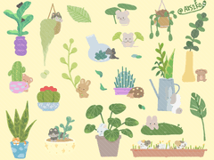 [굿노트 스티커] 파릇파릇한 다꾸 스티커