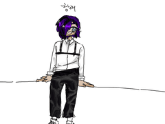 자캐 하네스 입히기