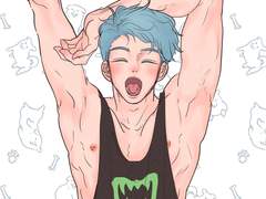 꿀잠자고 우굼한테 털리는 다이노 총각