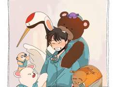 트롤리 선로위에 있던 사람