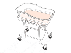 [스케치업 소품] 신생아 카트