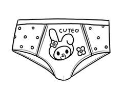 이누마키가 마이멜로디 팬티 줍는 만화