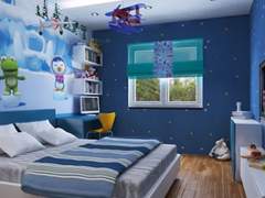 Mẹo sơn nh&agrave; v&agrave; ph&ograve;ng ngủ đẹp cho b&eacute; với sắc xanh