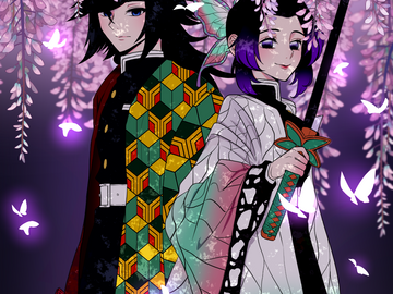 귀멸의 칼날 기유&시노부