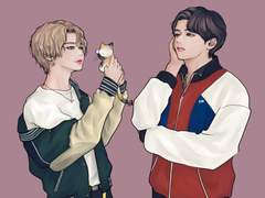 질투하는 뷔태형과 모르는 척하는 지민시