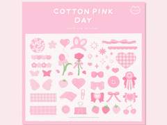 [ goodnote sticker ] COTTON PINK DAY
