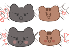 쥬냥큐람 스냅스 키링 도안 배포