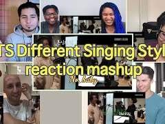[BTS] BTS Different Singing Styles｜reaction mashup