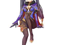 원신 팬아트 과정