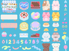 [굿노트 스티커] 생일축하해 다꾸 스티커