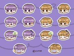 기현 굿노트용 스티커 - 표정