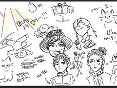 잡다한 손가락 낙서..