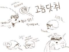 고슴닷취 낙서