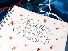 [캘리그라피] 숲처럼 편안하고 별처럼 반짝이는 포레스텔라 캘리그라피🌲⭐