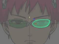 사이키 쿠스오의 안경