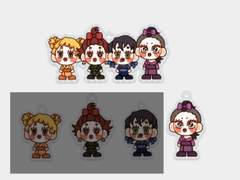 겐코 + 단체 키링 도안