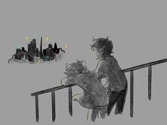 둘이 여행가는 그림