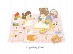 릴리밸리 소풍 굿노트 스티커 판매