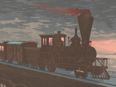 선로 아래로 떨어진 남자