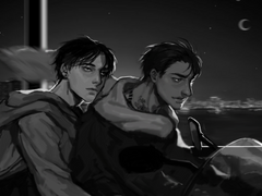 흑백 그림 커미션