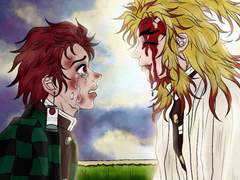 [렌탄] 귀멸학원 기반 환생물