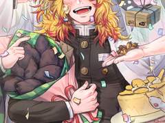 렌고쿠 쿄쥬로 생일 축하 일러스트