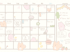 [굿노트 스티커] 우물주물즈 스티커