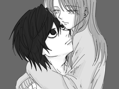 [데스노트 드림] 엘×여주 대충 드림 컨셉 낙서 몇장