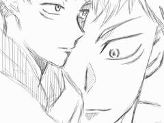 안보고 그린 유우지