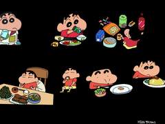 [스티커]먹방 짱9 굿노트 스티커2